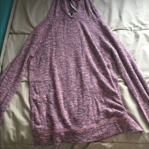 Pink and black pattern sweatshirt